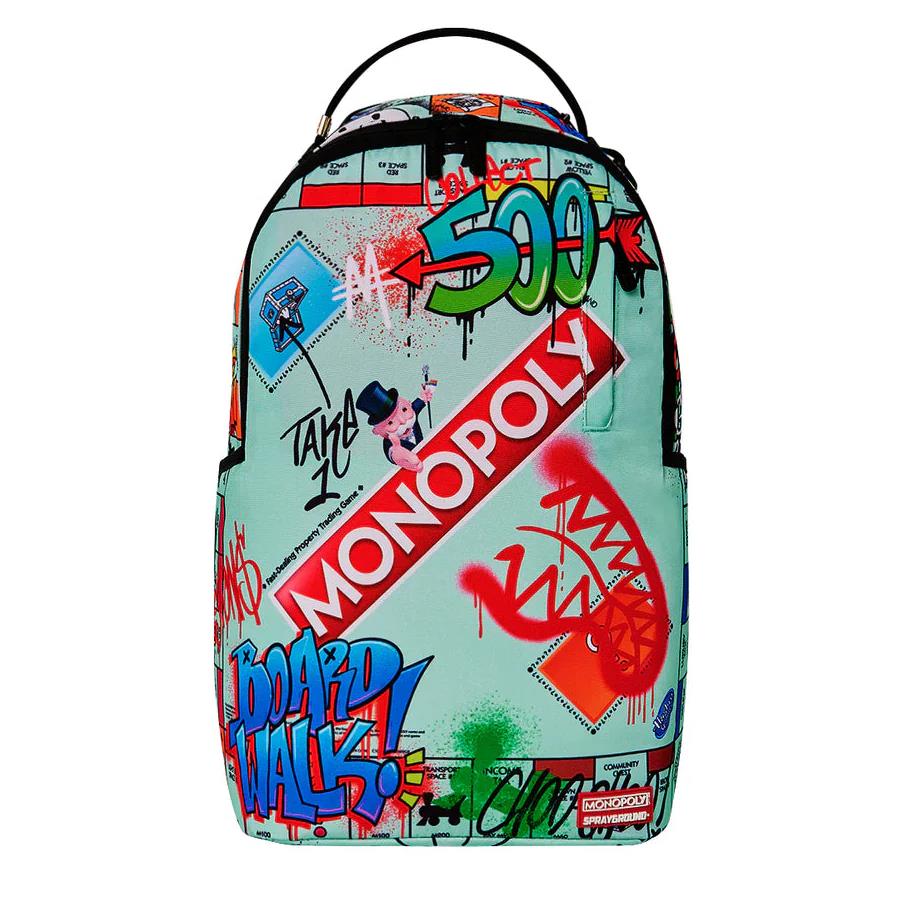 SPRAYGROUND MONOPOLY DO NOT PASS GO BACKPACK