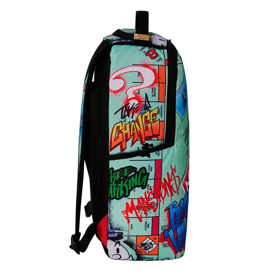 SPRAYGROUND MONOPOLY DO NOT PASS GO BACKPACK